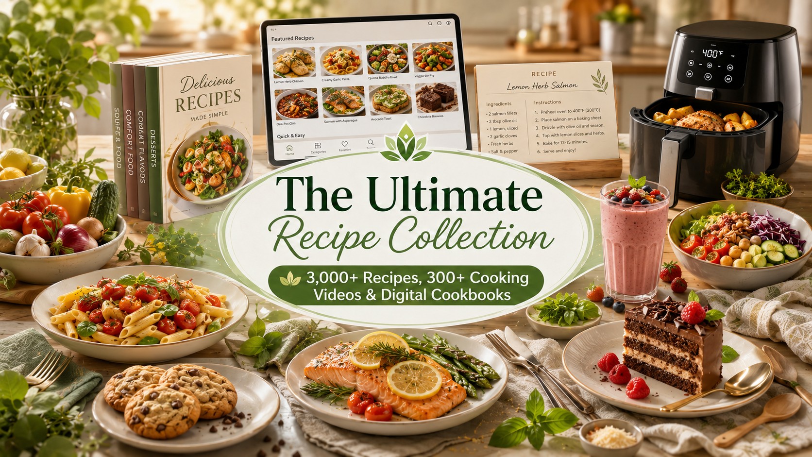 Recipe Collection — PDF & Video Bundle